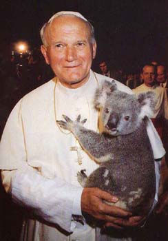 papież i koala