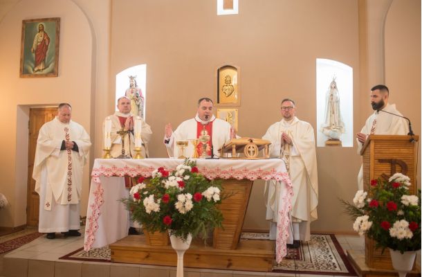 У Жамыслаўлі з удзелам біскупа Гродзенскага адзначылі 25-годдзе капліцы