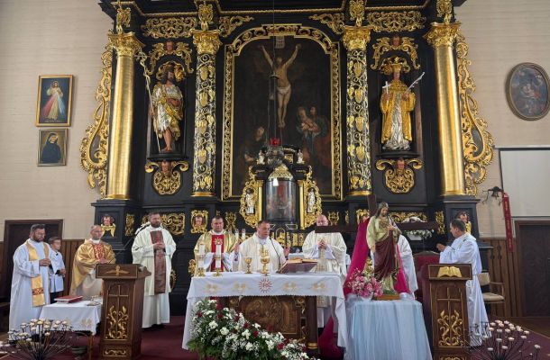 У Воўпе адзначылі з удзелам біскупа Гродзенскага адпустовую ўрачыстасць і 250-годдзе парафіі